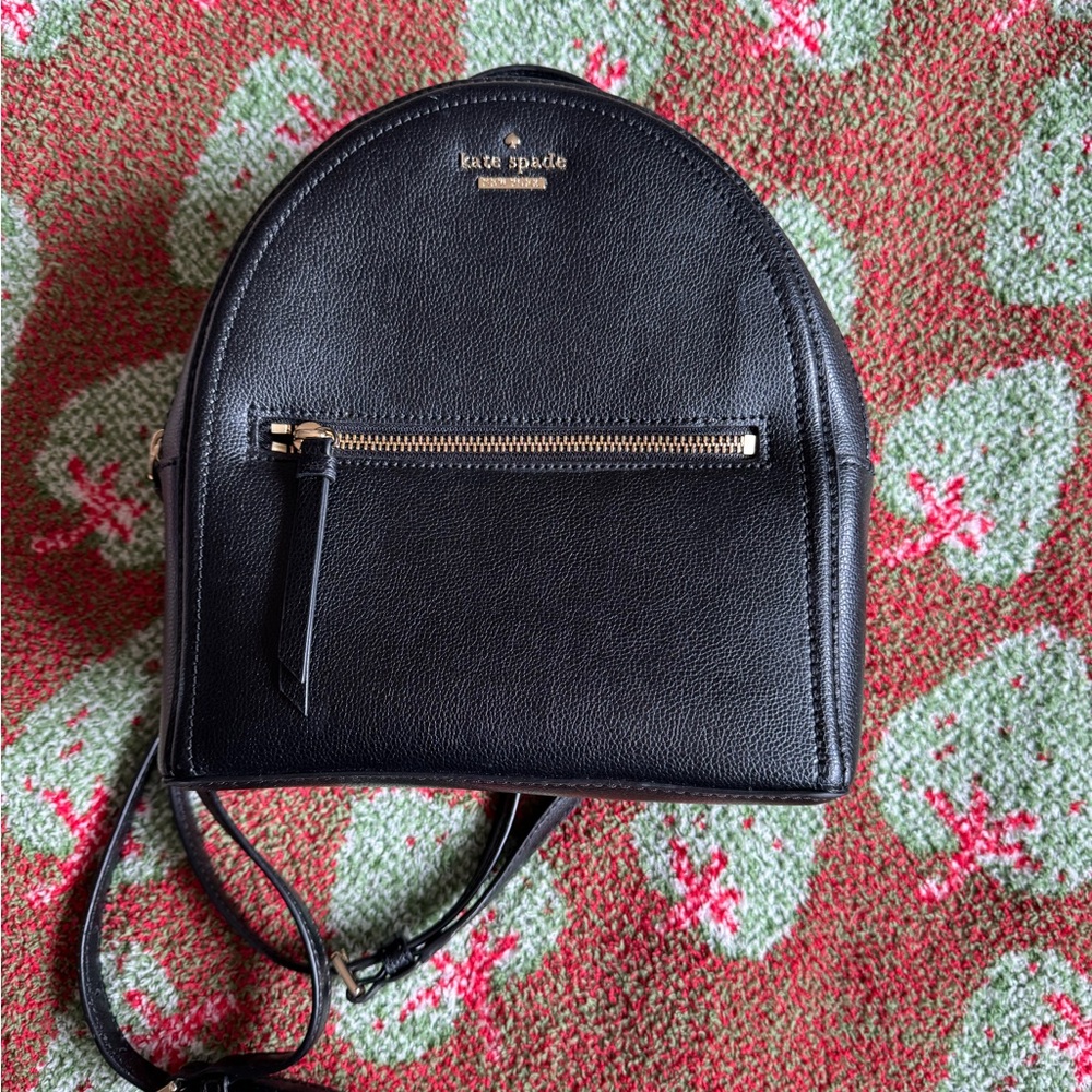 Kate Spade Black Backpack with Sleek Design